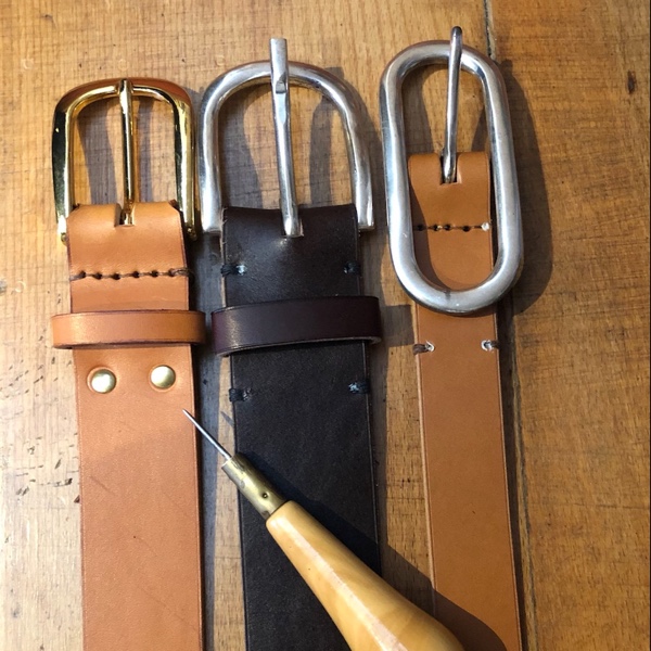 Fabrication d'une ceinture en cuir