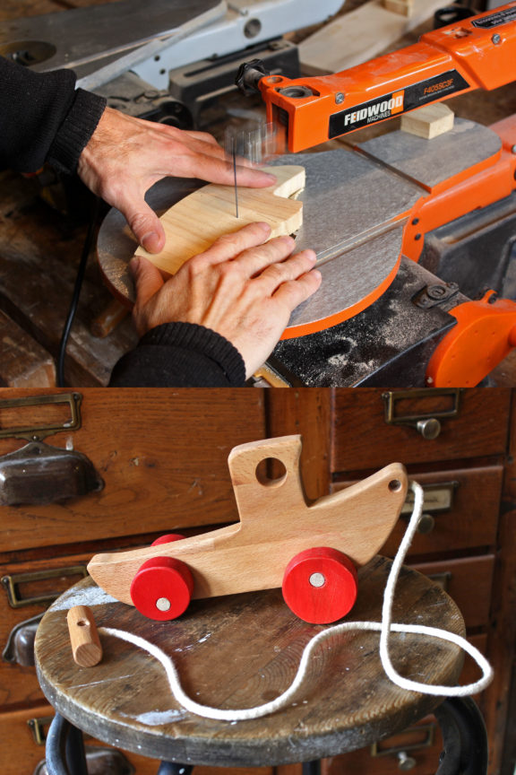 Fabriquer un jouet en bois